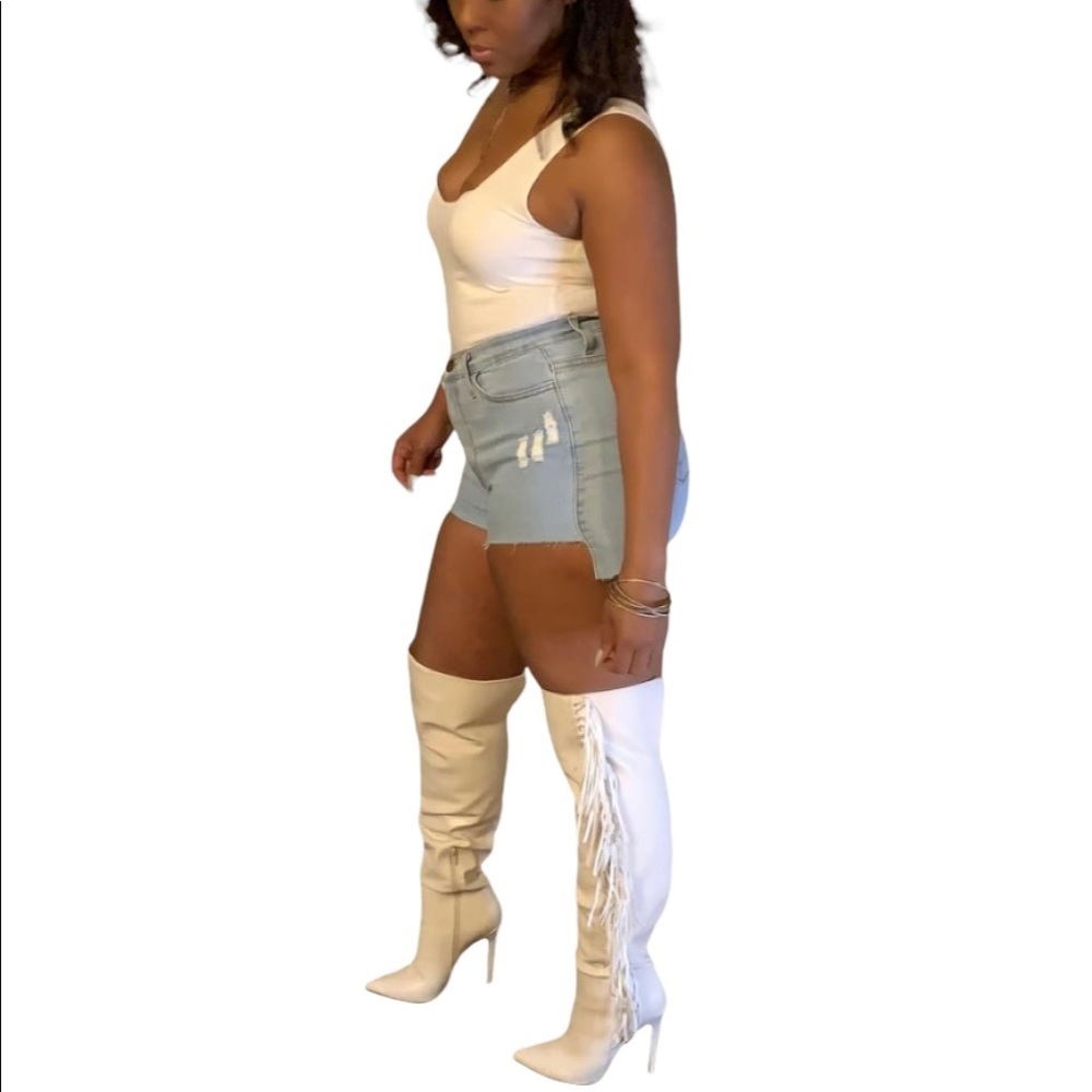 Women’s Denim High-Waisted Shorts